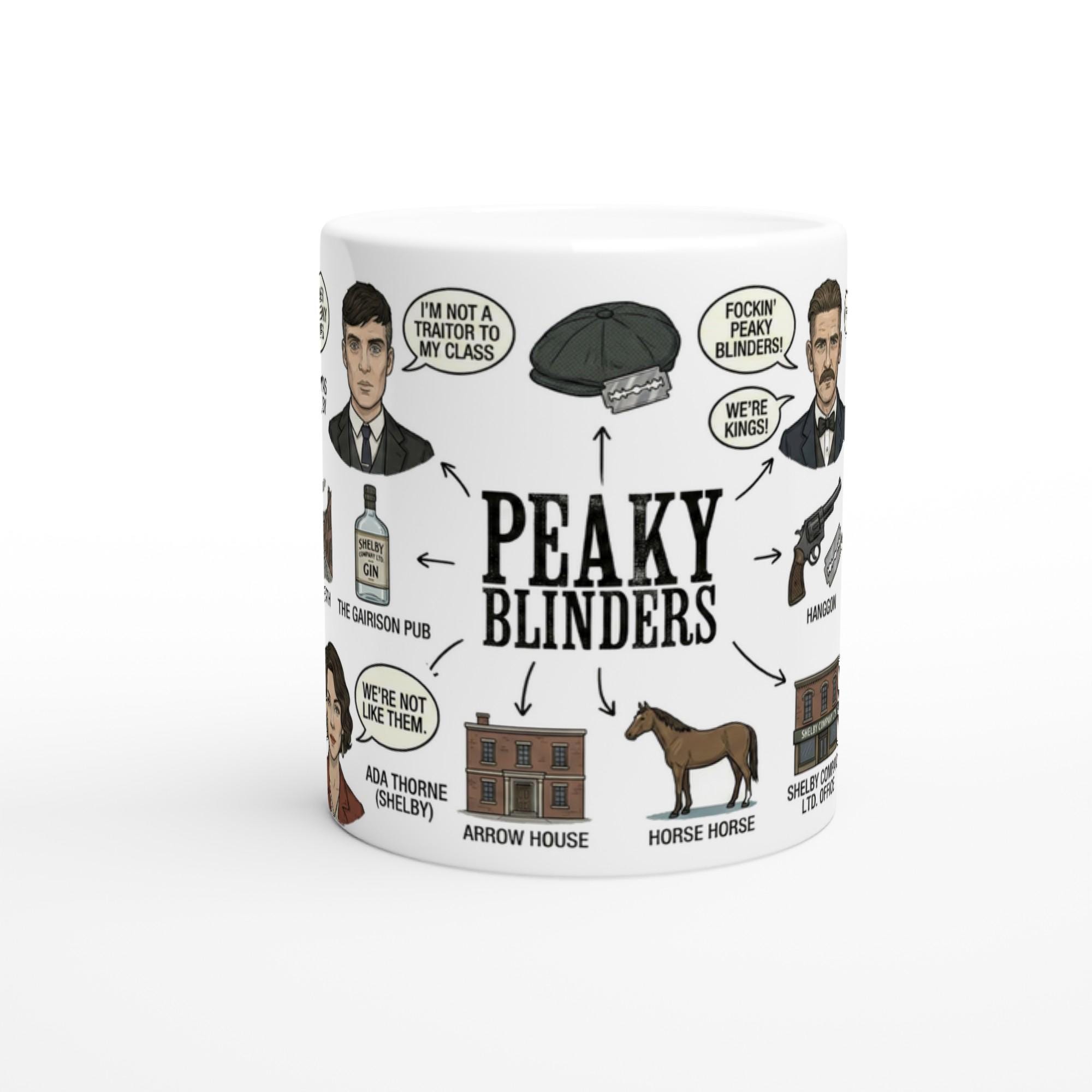 Mug Shelby Company – Inspiration Peaky Blinders – Cadeau Fan De La Série – Céramique Classique