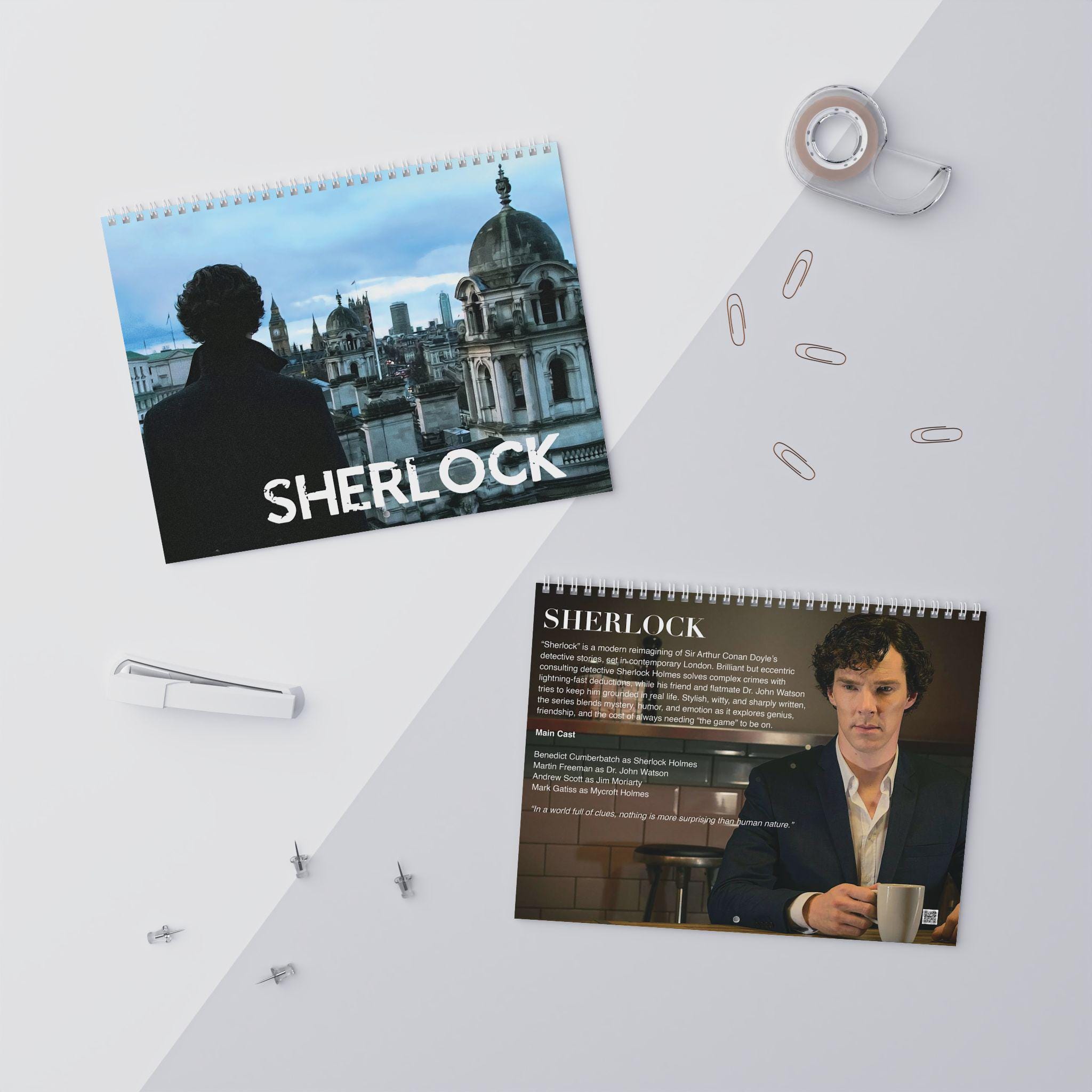 Sherlock Calendar - Etsy, image size:2048x2048