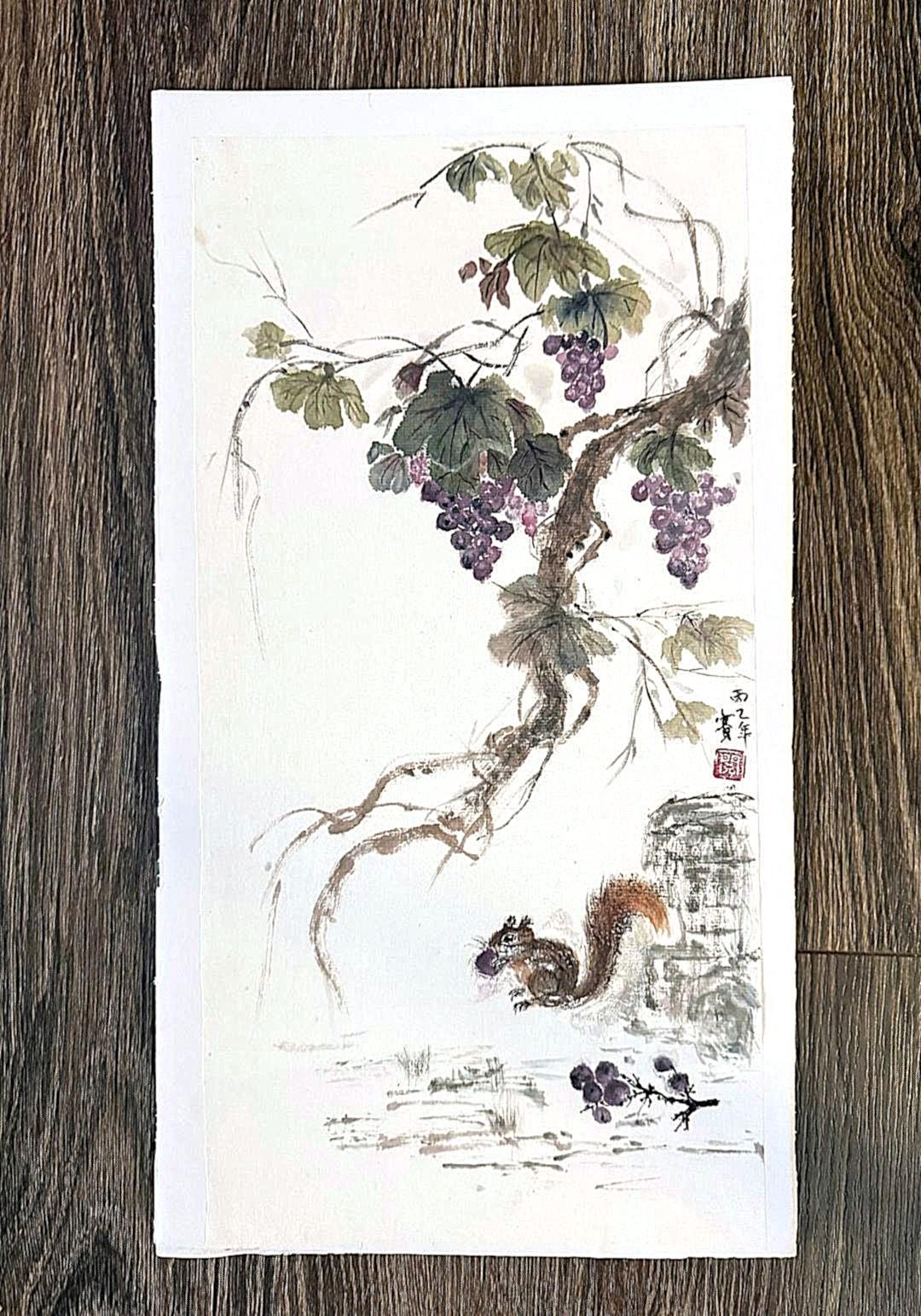 Vintage Oil Painting Original Asian - Etsy