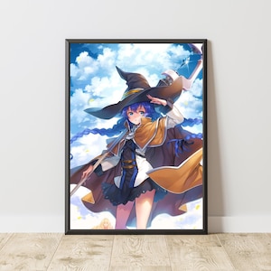 Roxy Poster | Jobless Reincarnation Poster | Manga Poster | Anime Poster | Japanische Manga-Wandkunst | Japanisches Raumdekor | Anime Geschenk