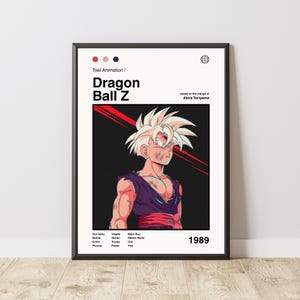 Gohan Poster | DBZ Poster | Manga Poster | Anime Poster | Japanese Manga Wall Art | Japanese Room Decor | Anime Gift