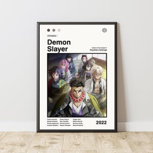 The Seven Pilar Poster | Demon Slayer Poster | Manga Poster | Anime Poster | Japanese Manga Wall Art | Japanese Room Decor | Anime Gift