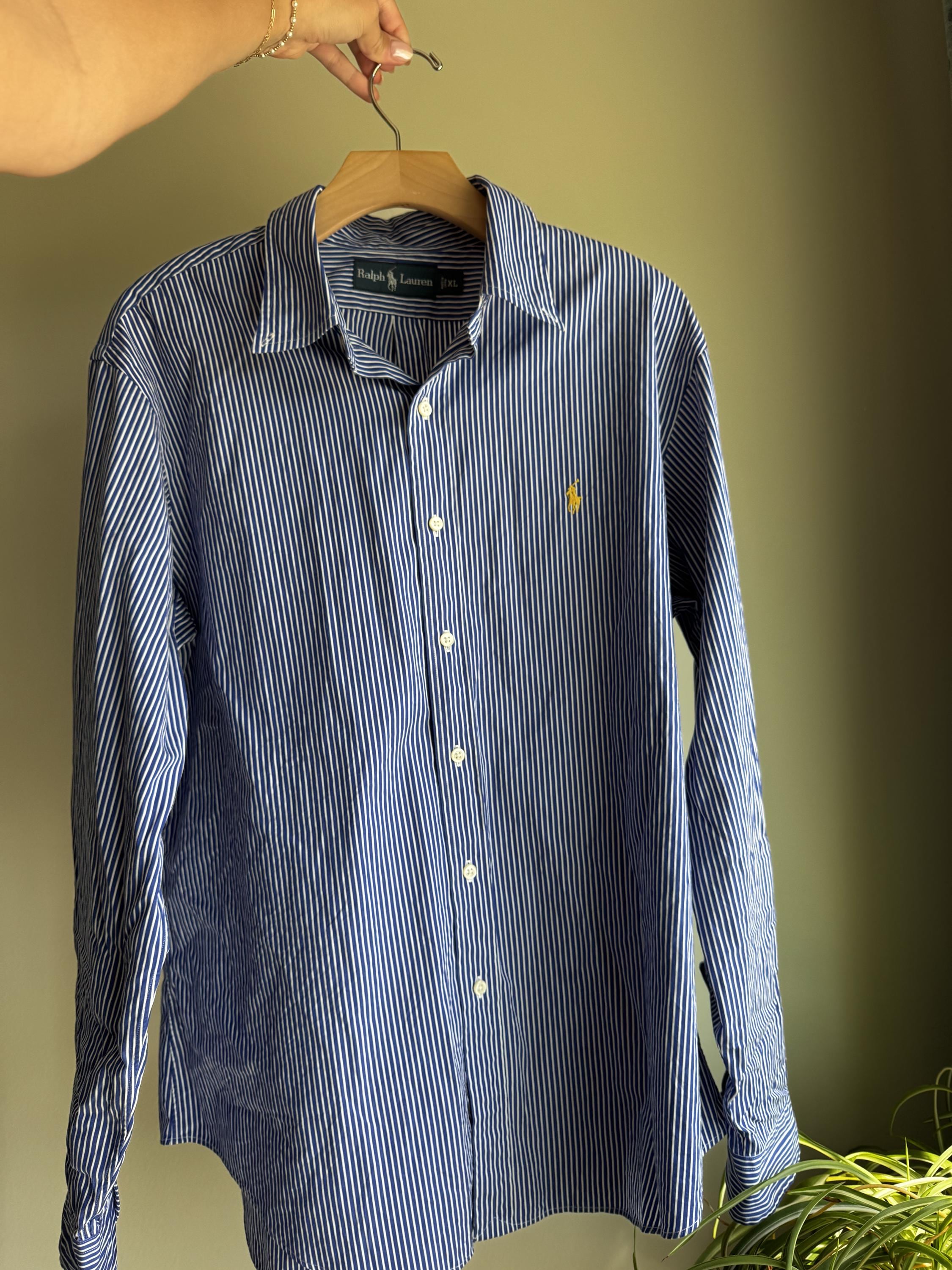 Vintage Ralph Lauren Stripe Button Down - Etsy