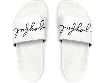 Sandalias de tira con el logo de Joyful / Sandalias con tira extraíble