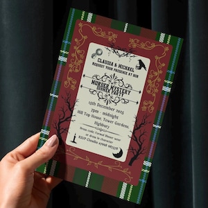 Party Invitation Murder Mystery Dinner party digital template PDF Customisable