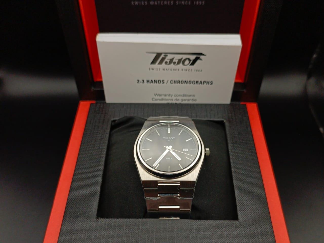 Tissot PRX 40 205 Herrenuhr Blau Edelstahl-Armband Quarz 40mm 2021 T137.410.11.041.00