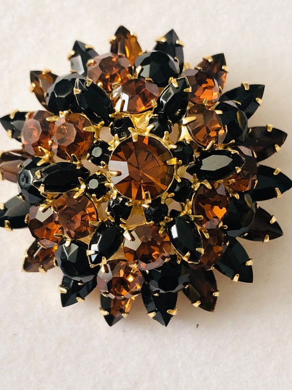Brooch in Brown