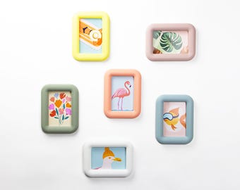 Colorful picture frame "Joy Frame" | 10x15 - 15x20 | For hanging and standing | Plant-based | Dopamine decor | Colorful wall decor | Designer photo frame