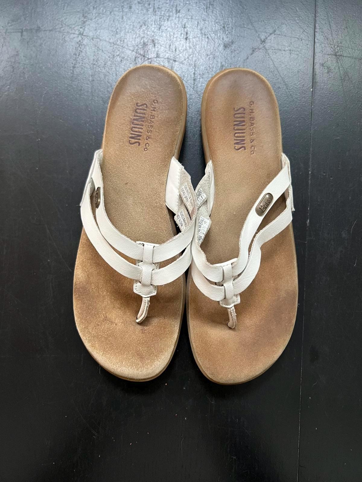 Bass tan‎ leather slides cork Footbed men\'s size 12 cottagecore trendy casual Cork Sandals, Summer Sandals, Mens Slide, Handmade, Original  main image 4