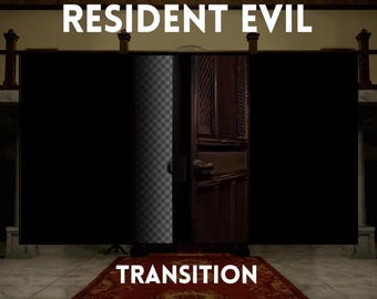 Resident Evil 1 Stinger Transition | Classic Door Opening Effect for Twitch, YouTube & Kick
