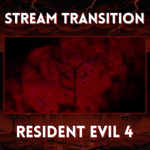 Resident Evil 4-Inspired OBS Scene Transition | Red Fade Cult Logo Gloria a las Plagas Effect for Twitch & YouTube