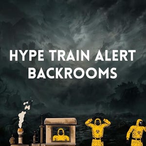 Backrooms Train Alert | Entity Chase Yellow Hazmat Animated Stream Alert for Twitch, YouTube & Kick