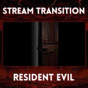 Resident Evil 1-Inspired OBS Scene Transition | Classic Door Opening Effect for Twitch & YouTube