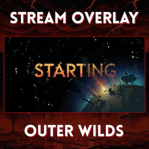 Outer Wilds-Inspired Stream Pack | Starting, BRB, Ending Scenes + Scene Transition for Twitch & YouTube