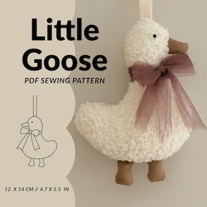 Mini Baby Goose Symönster, Nybörjarvänlig Leksak (PDF-nedladdning)