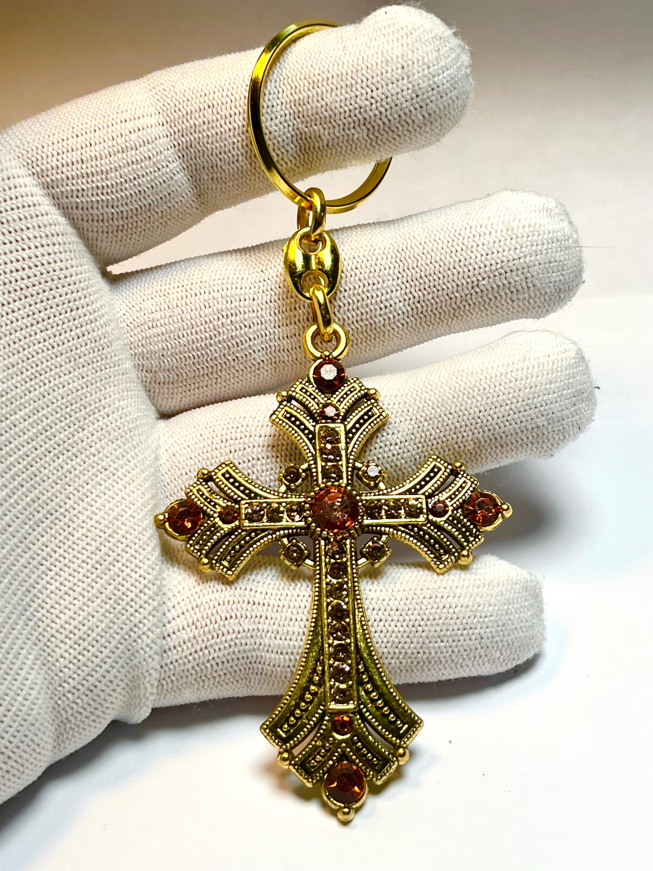 Coptic (egyptian Orthodox) Cross 3” Long on Keychain. - Etsy