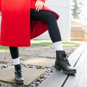 White Crew Compression Socks - Cushioned Athletic Support, Pack of 5