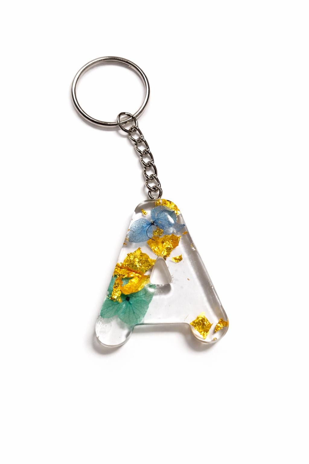 Porte-clés Personnalisé Lettre O – Initiale Transparente, Cadeau Mariage, Soul Breeze
