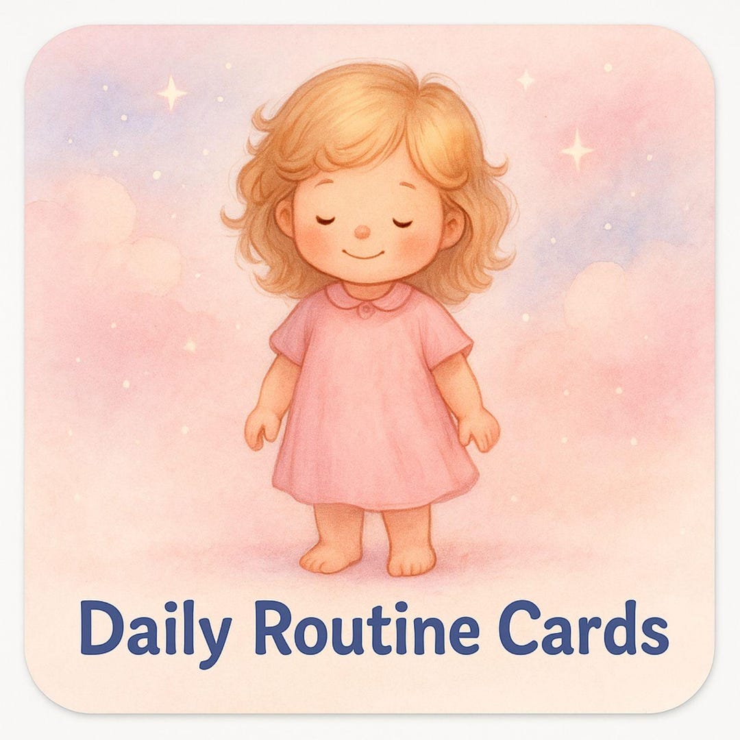 Kids Routine Cards | Printable Visual Schedule - Etsy