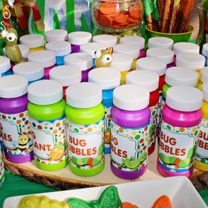 BUBBLE Bottle Wrappers - You Choose the Theme - Printable DIY Party Favors - Digital File - Etsy