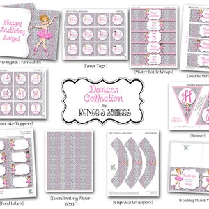 Ballerina Pin-the-tutu-on-the-dancer Party Game - Instant Download ...