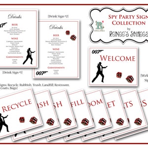 SPY Printable INVITATION Birthday, Bachelor or Murder Mystery Invite ...