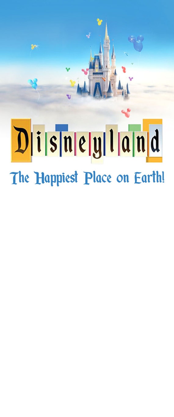 Personalized DISNEYLAND Banner JPG File Printable Etsy