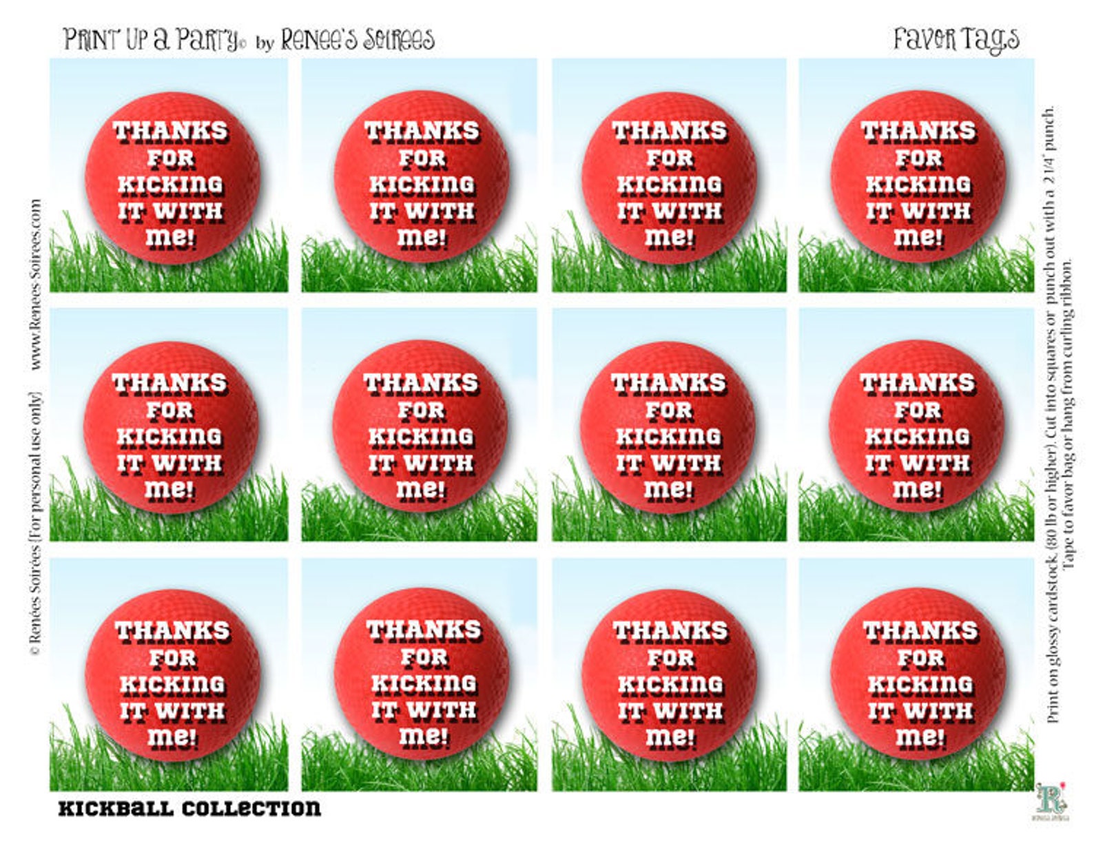 KICKBALL INVITATION Printable Birthday Invite Personalized - Etsy