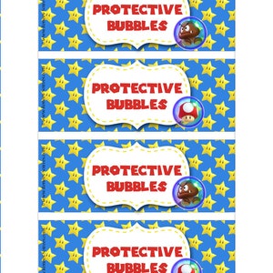 BUBBLE Bottle Wrappers - You Choose the Theme - Printable DIY Party Favors - Digital File - Etsy