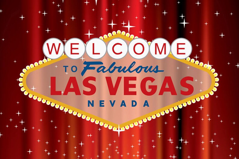 VEGAS BANNER Artwork 4 Sizes Included Instant Download Etsy