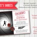 SPY Printable INVITATION Birthday, Bachelor or Murder Mystery Invite ...