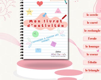 Activity Booklet | I Learn to Trace Shapes | Educational Activities for Children Ages 3-5