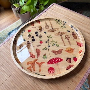 Decorative Bamboo Rectangular Trays for Entertaining, Home Decor, Bar Carts, Plants, Trinket Trays, Organization, Plants Flora & Fauna