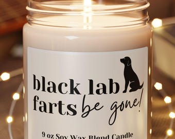 Black Lab Gifts, Black Lab Mom, Funny Black Lab Gift, Black Lab Candle, Gift for Black Lab Lover, Unique Gift for Black Lab Owner, Christmas