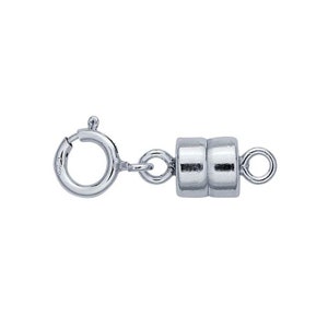  925 Sterling Silver Magnetic Necklace Clasps and Closures  Magnetic Jewelry Clasp Connector Chain Extender Locking Magnetic Converters Jewelry  Making Supplies for Necklace Bracelet Craft(Silver) : Arts, Crafts & Sewing