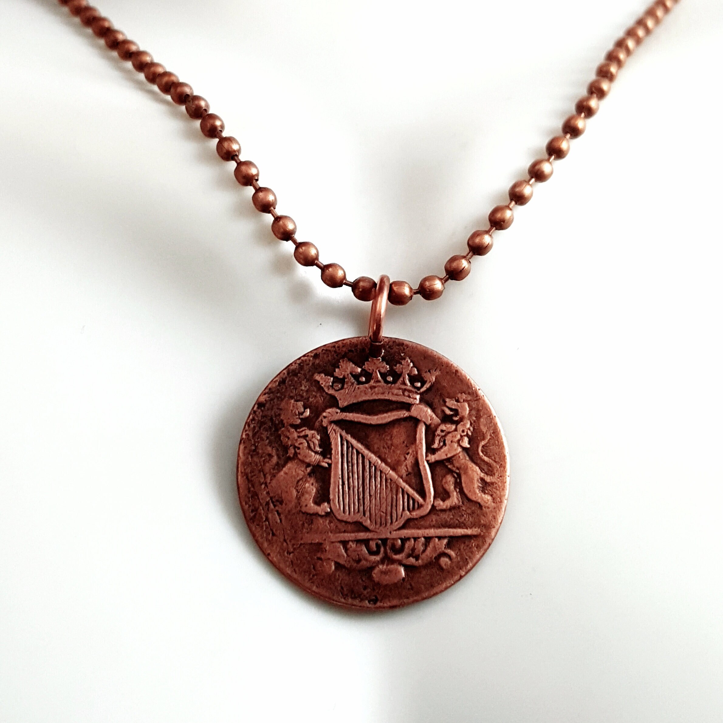 Antique Coin Necklace. Netherlands 