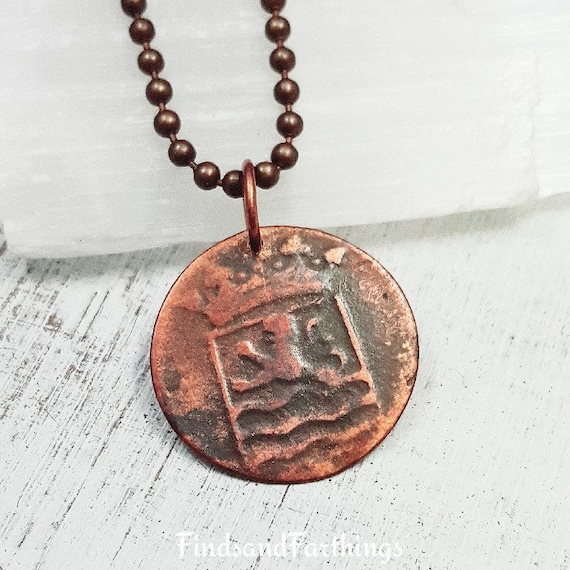 Antique Coin Necklace. Netherlands 