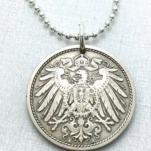 GERMANY NECKLACE Antique German Coin 