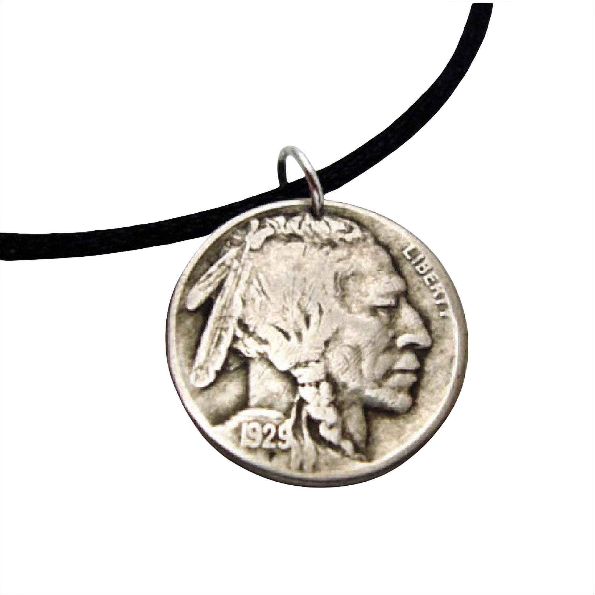 Buffalo nickel necklace discount