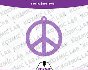 Peace Symbol – Digital Laser Cut File (SVG)