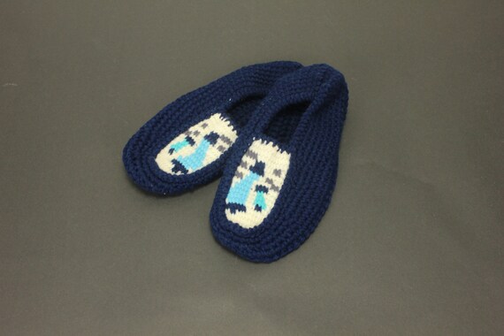 ladies navy blue mules