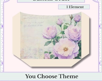 Made to Order Custom Junk Journal File: One Element