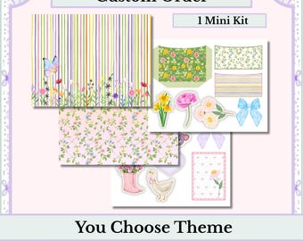 Made to Order Custom Junk Journal File: Mini Kit