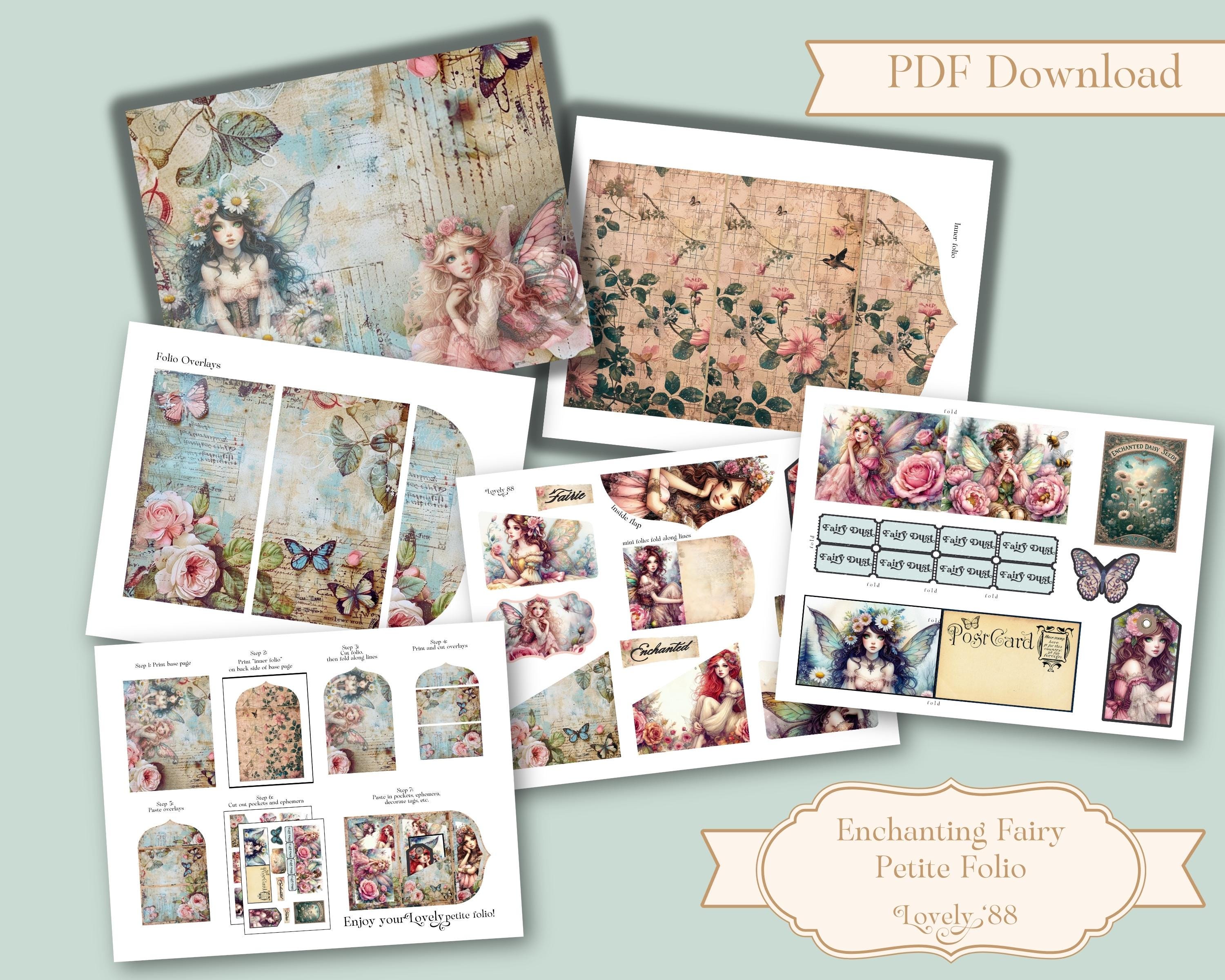 Fairy Folio | Fairy Junk Journal Kit | Enchanting Fairy Junk Journal ...