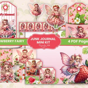 20 Strawberry Digital Papers | Seamless Strawberry Papers | Commercial Use | Strawberry Background, Strawberry Scrapbook Paper, Strawberries