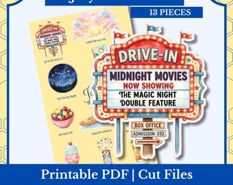 July Bucket List for your Junk Journal | Summer Fussy Cuts | Printable PDF and Cut Files