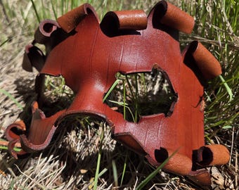 Handmade Tree Bark Leather Mask