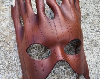 Handmade Tree Bark Leather Mask