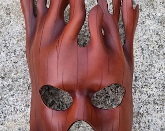Handmade Tree Bark Leather Mask