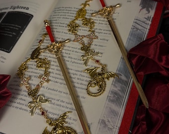 Golden Prayer Sword Bookmark